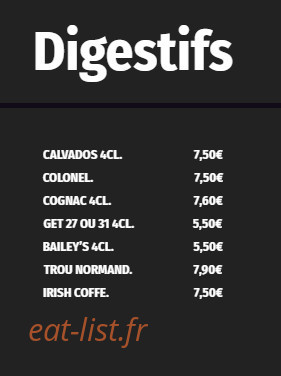 Le Bar Des Fleurs — carte page 11