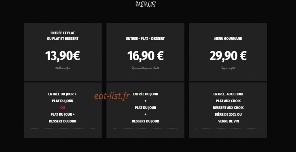 Le Bar Des Fleurs — carte page 10
