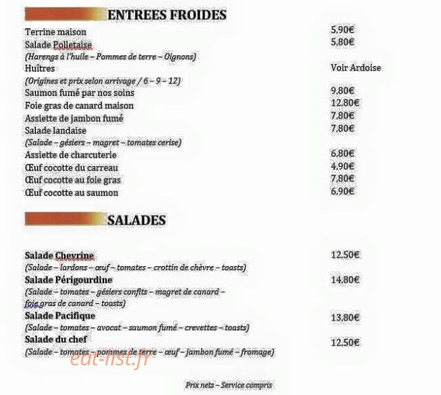 Le Carreau des Halles — carte page 1