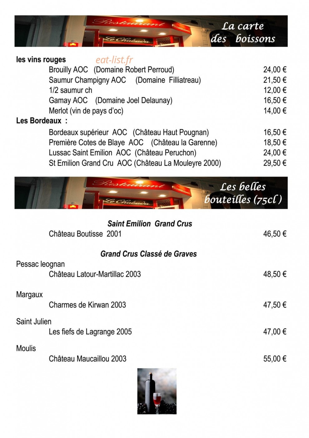 Le chabada — carte page 7