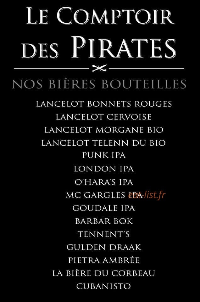Le Comptoir des Pirates — carte page 2