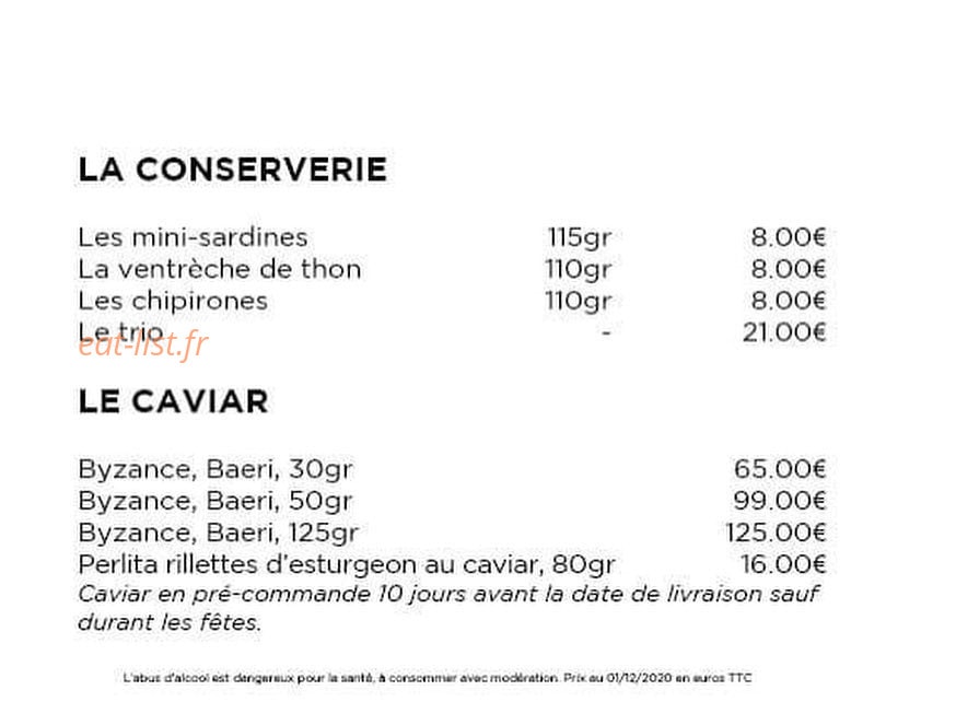 Le Comptoir Henri IV — carte page 2