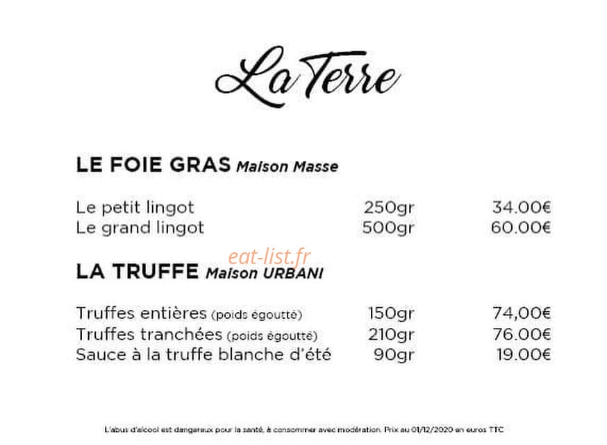 Le Comptoir Henri IV — carte page 1