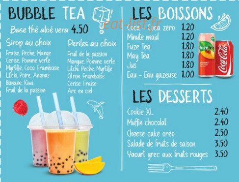 Le Poke bowl — carte page 4