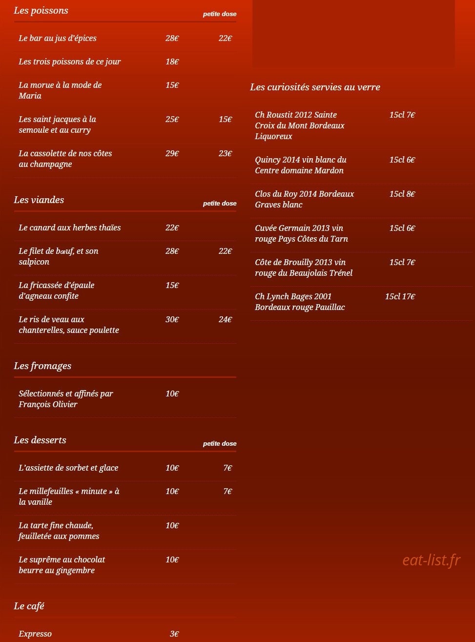 Le Réverbère — carte page 2