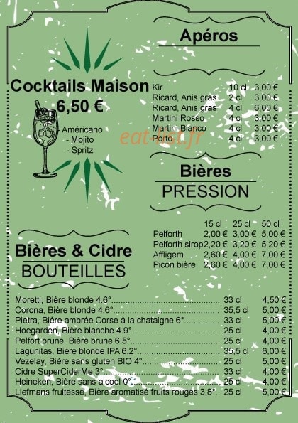 Le Rivoli — carte page 2