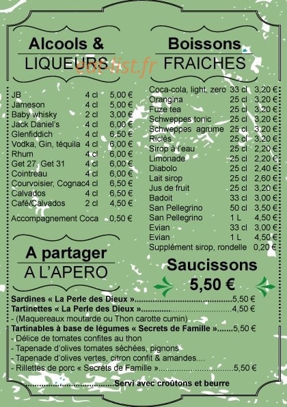 Le Rivoli — carte page 3