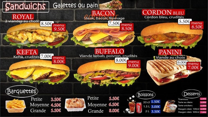 Le Safir — carte page 2