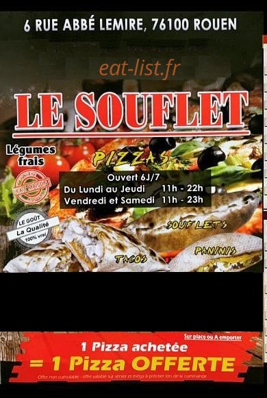 Le Souflet — carte page 1