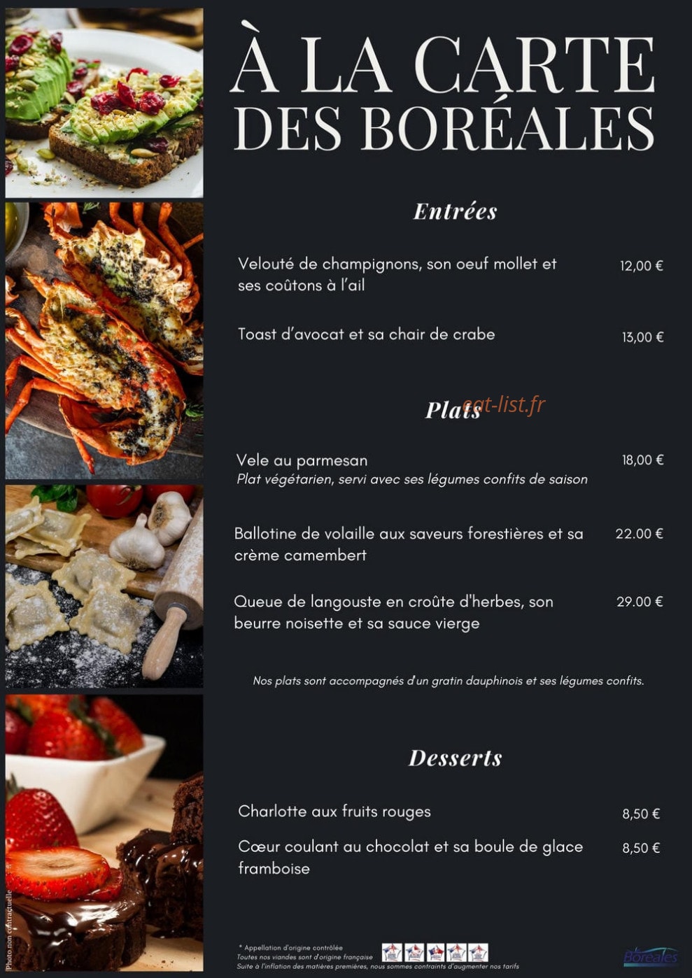 Les Boréales — carte page 2