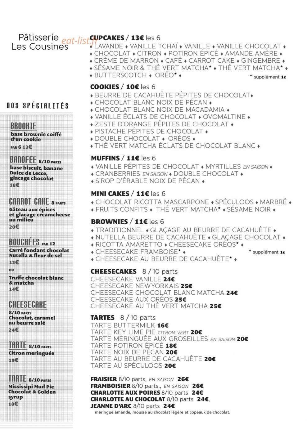 Les cousines — carte page 1
