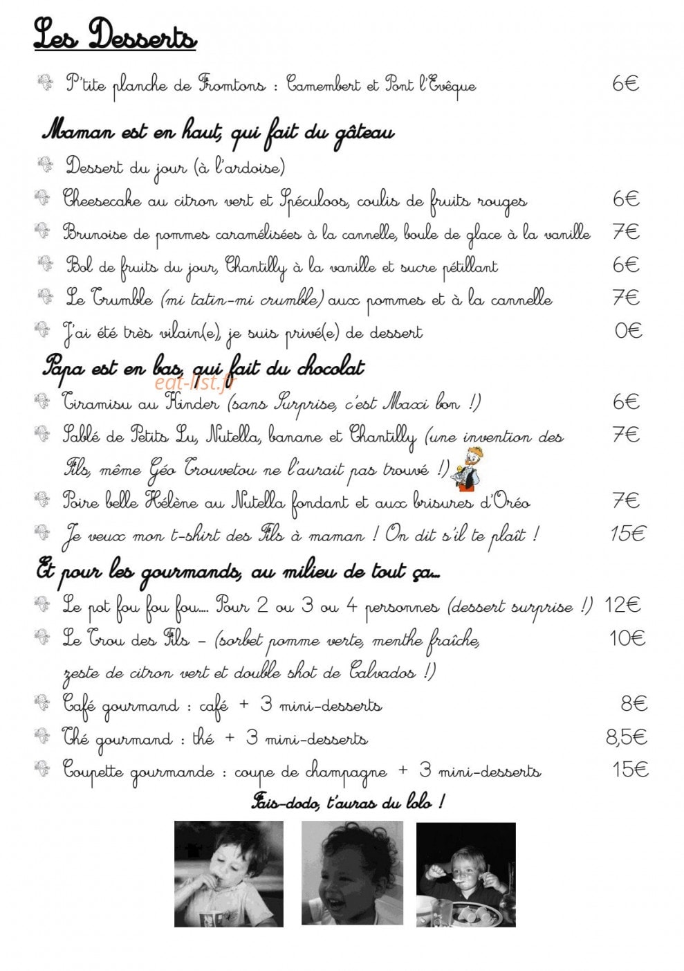 Les Fils à Maman — carte page 8