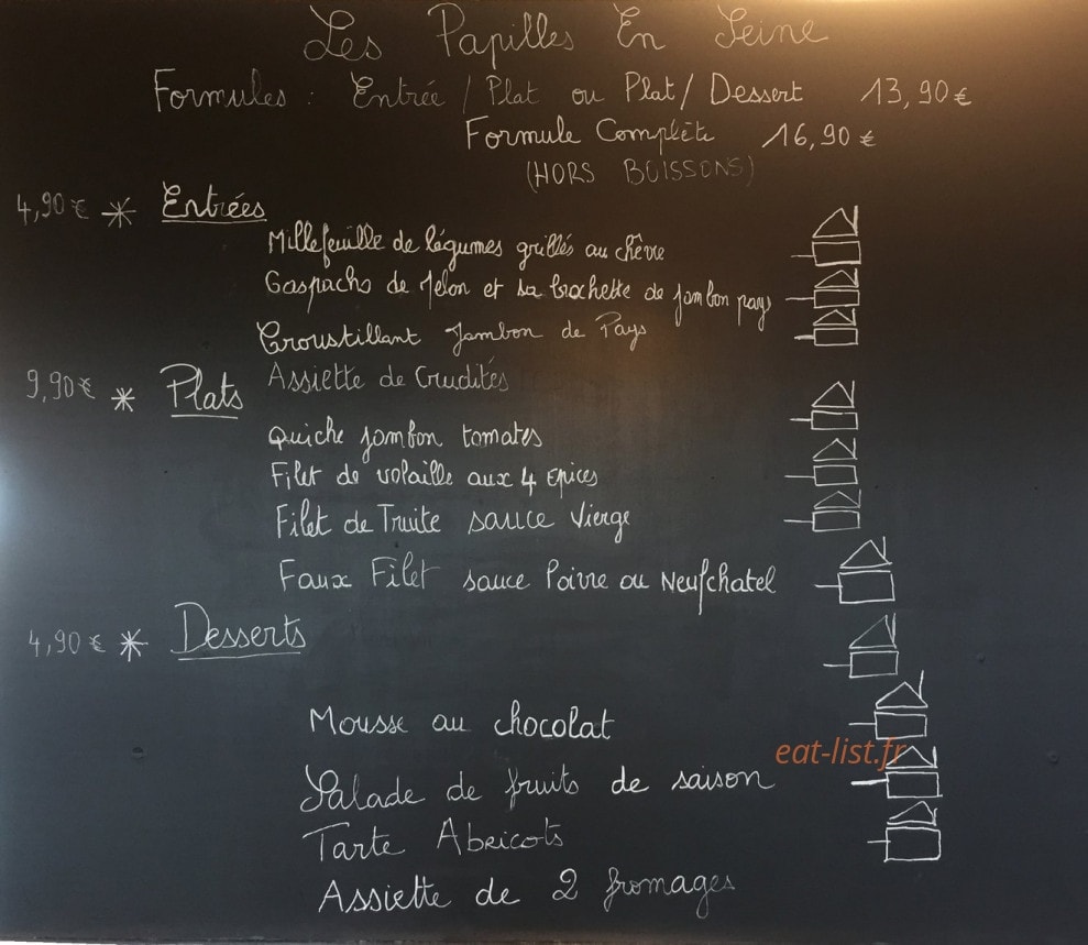 Les Papilles en Seine — carte page 2