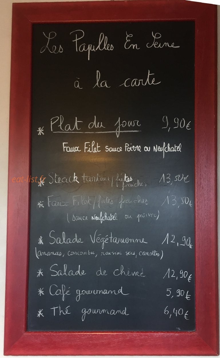 Les Papilles en Seine — carte page 1