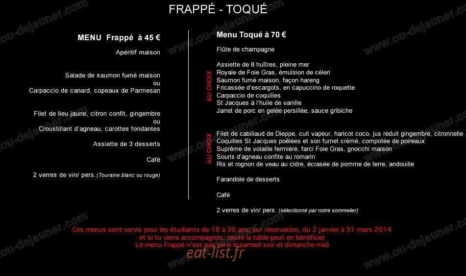 Les Petits Parapluies — carte page 5