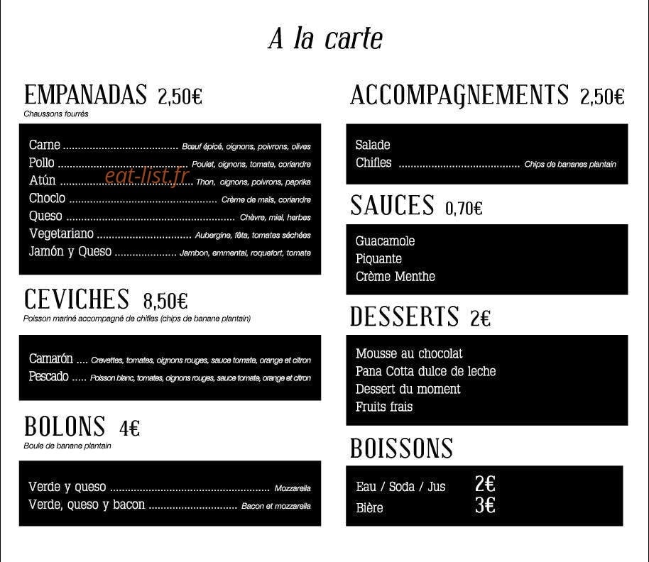 Listo — carte page 2