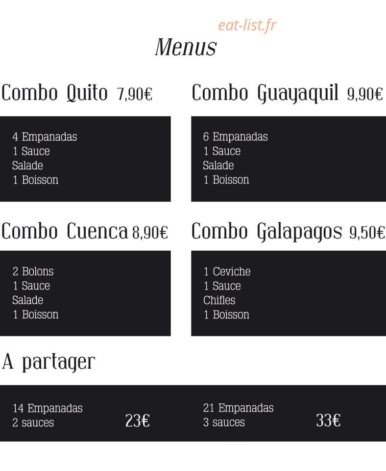 Listo — carte page 1