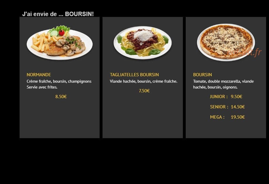 Maestro Pizza — carte page 10