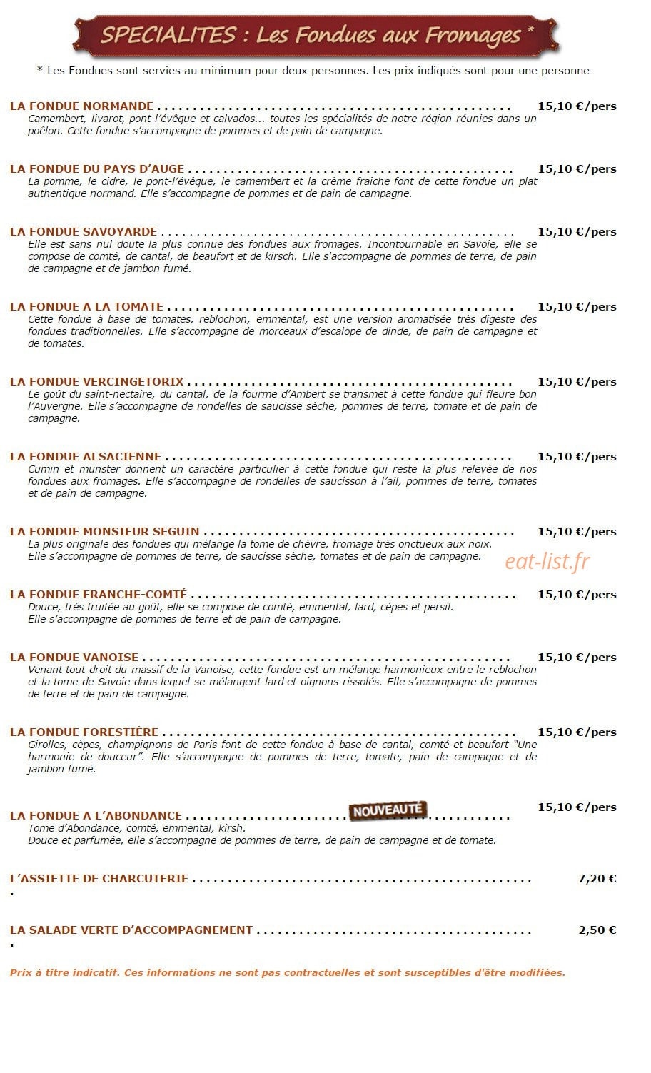 Maitre Corbeau — carte page 1