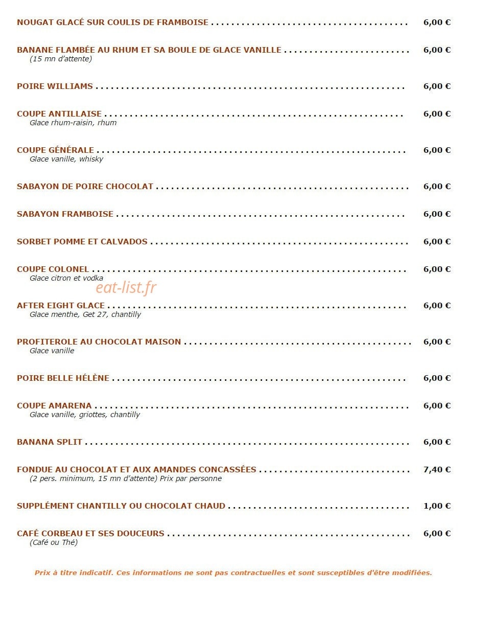 Maitre Corbeau — carte page 9