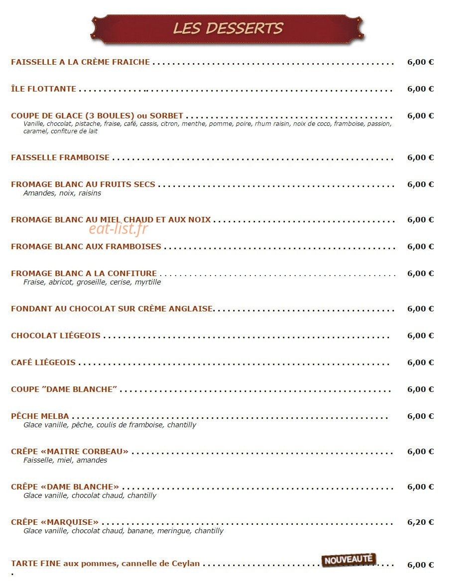 Maitre Corbeau — carte page 8