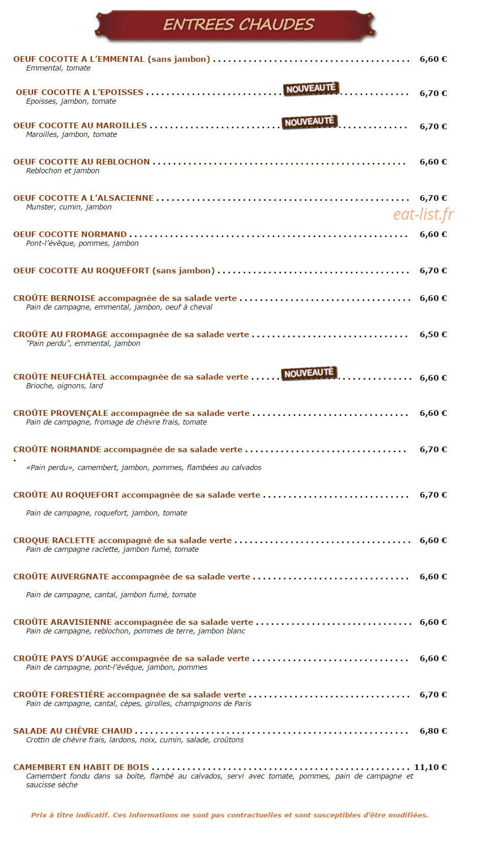 Maitre Corbeau — carte page 3