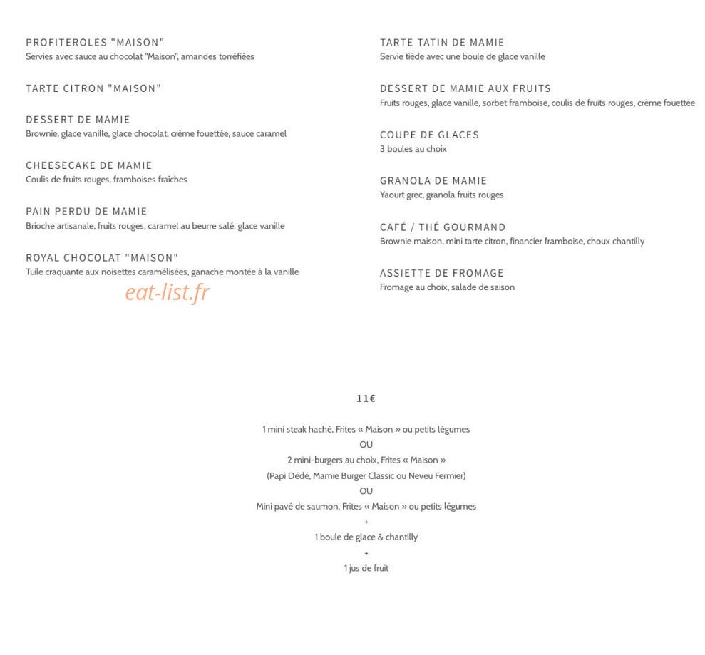 Mamie — carte page 3