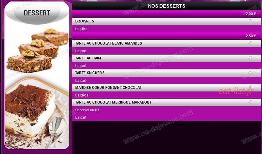 Manger la Nuit — carte page 7