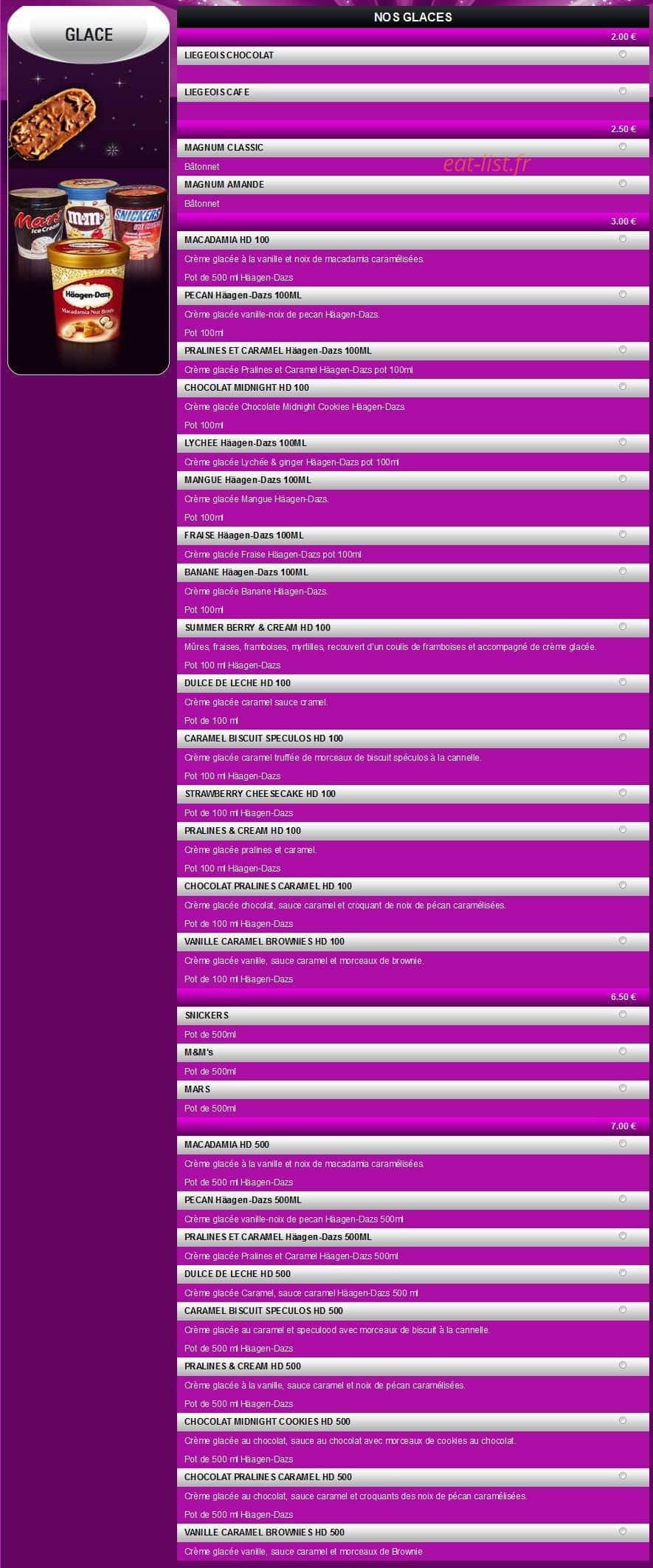 Manger la Nuit — carte page 8