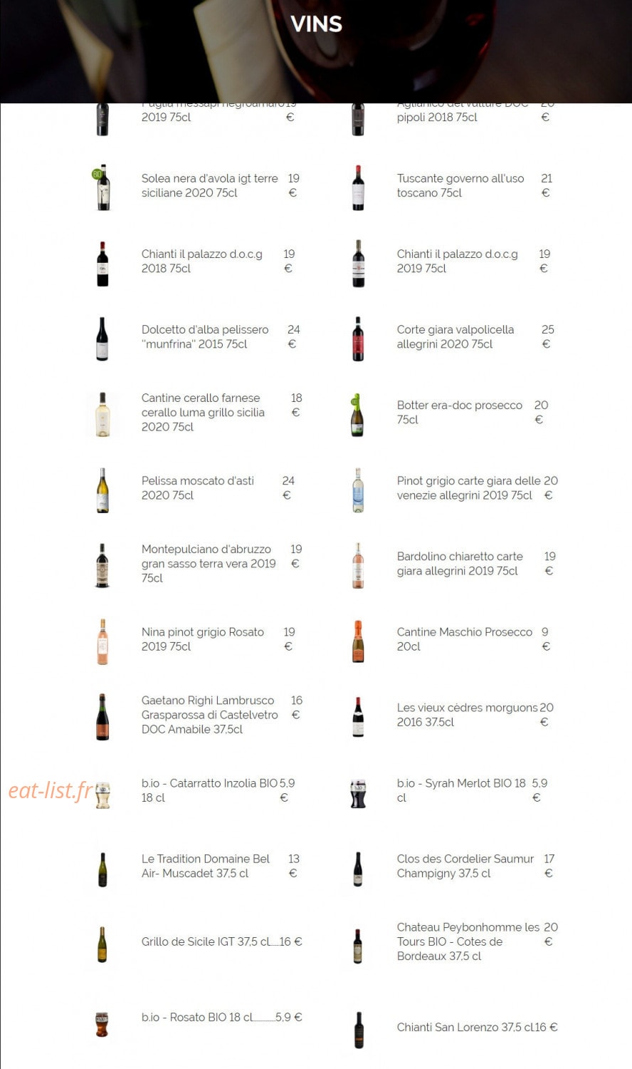 Margherita — carte page 5