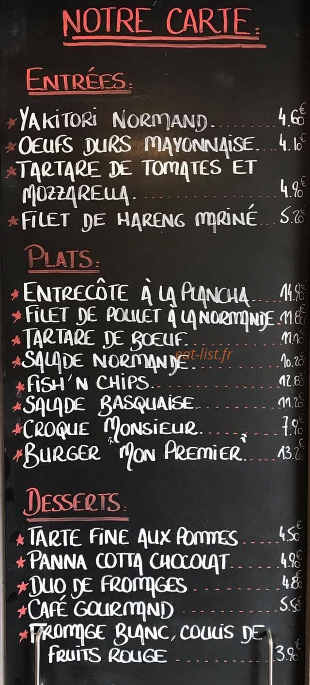Mon Premier — carte page 1