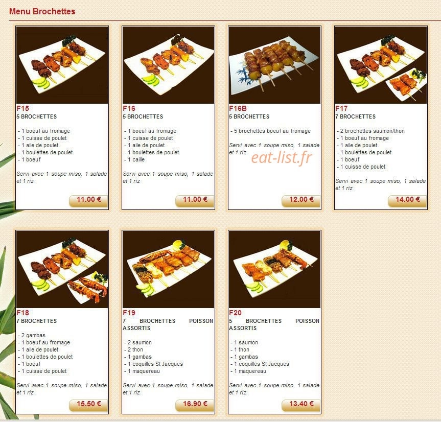 Moshimoshi — carte page 8