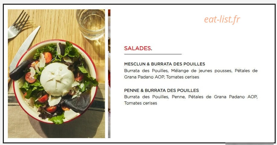 Mozza & Co — carte page 3