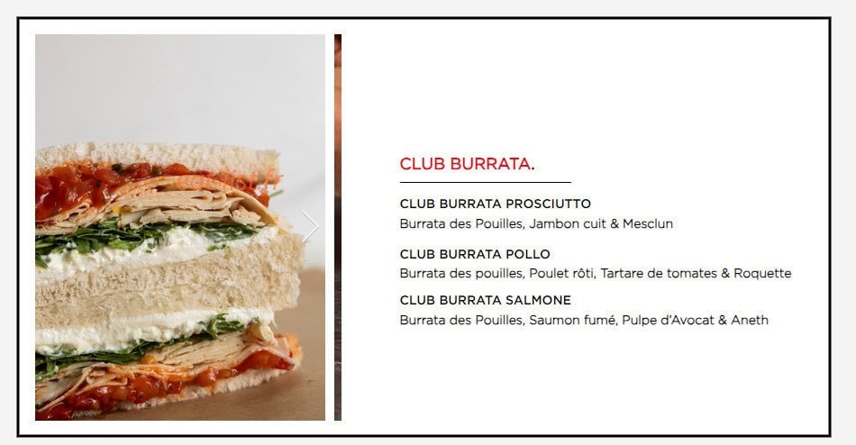 Mozza & Co — carte page 4