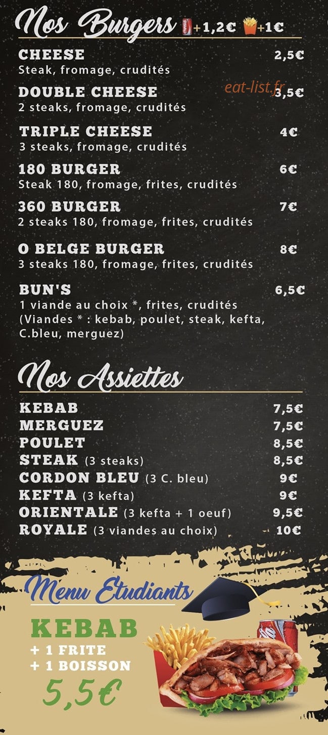 O Belge — carte page 1