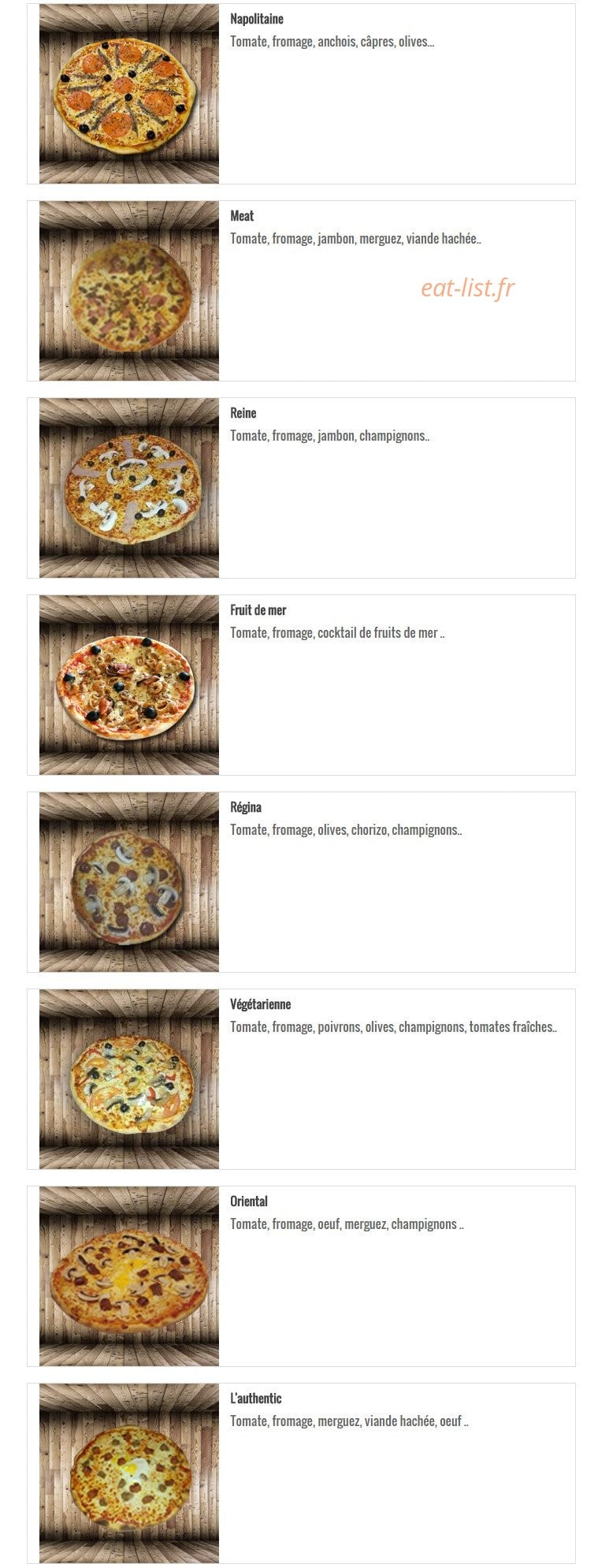 O'delices — carte page 2