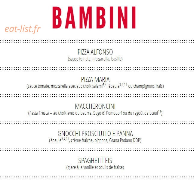 Osteria Beaux Arts — carte page 7
