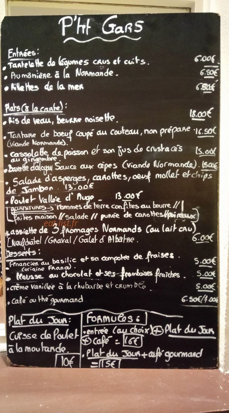 P'tit gars — carte page 1