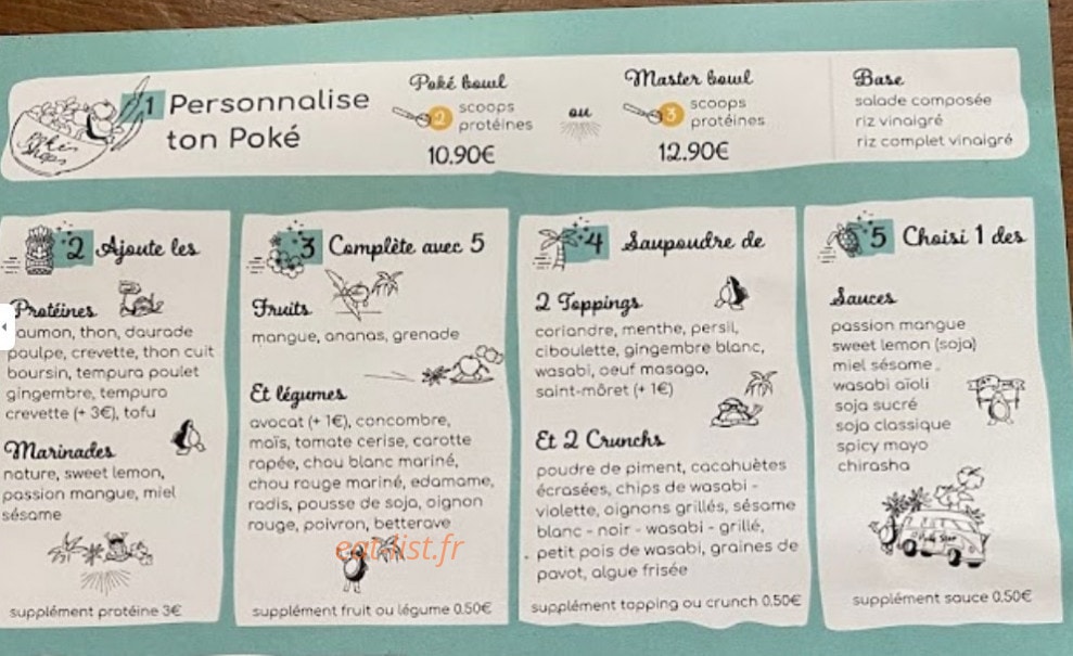 Poké Shop — carte page 1