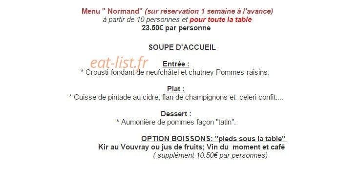 Pommes d'épices — carte page 2