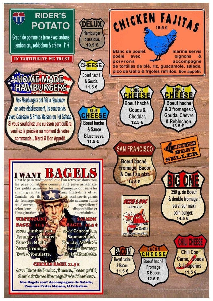 Rest'O'Rock — carte page 4
