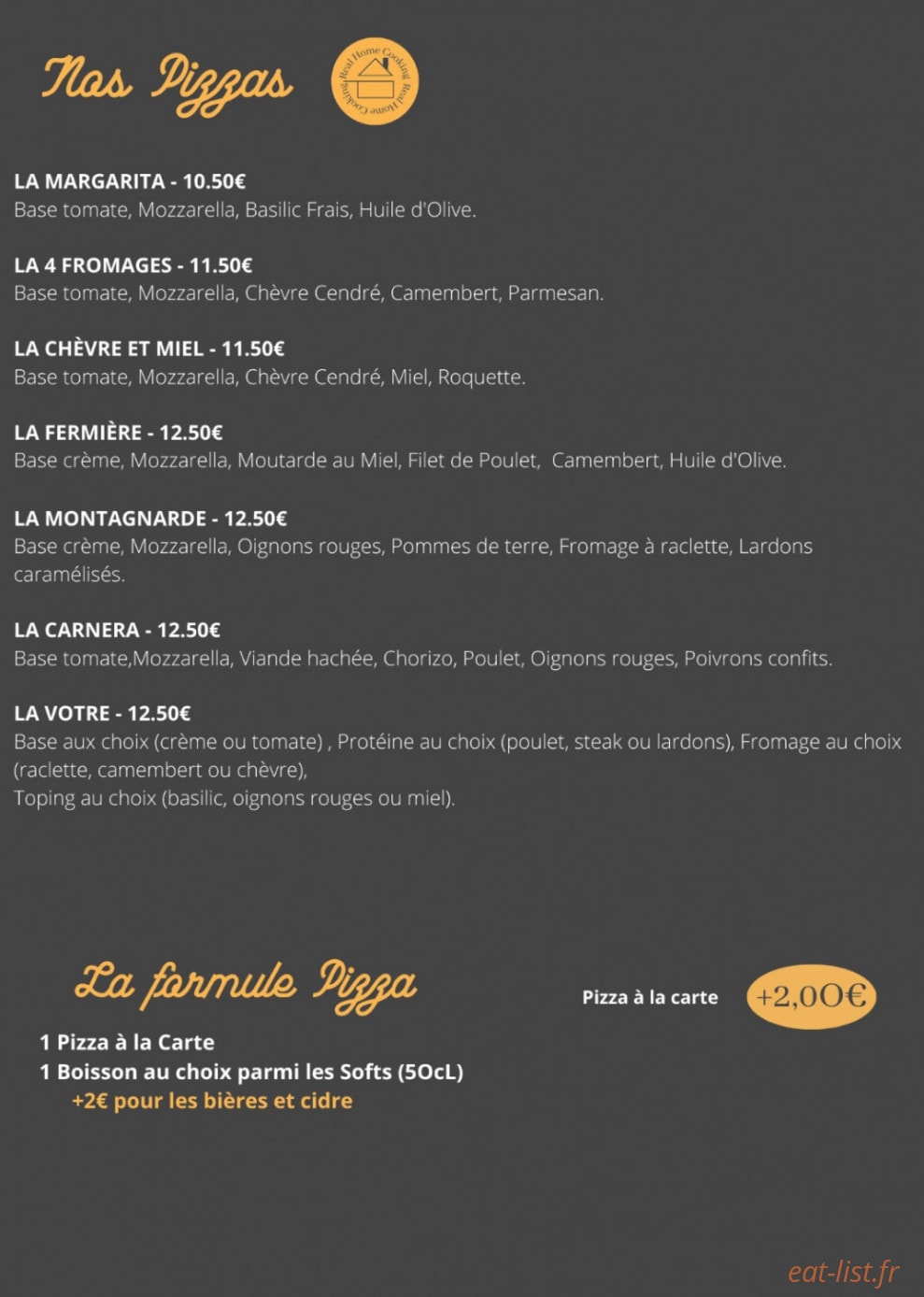 Rythm N Food — carte page 3