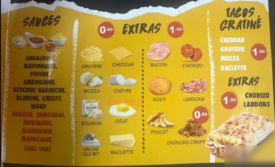 Str'eat Burger — carte page 5