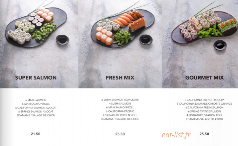 Sushi Shop — carte page 12