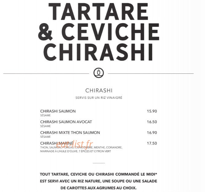 Sushi Shop — carte page 30