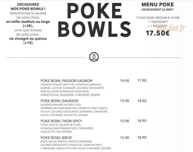 Sushi Shop — carte page 32