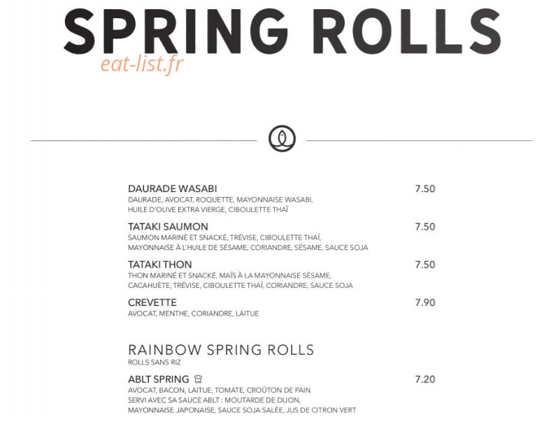 Sushi Shop — carte page 24