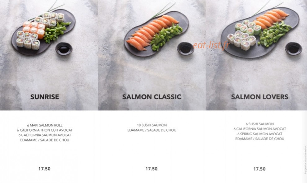 Sushi Shop — carte page 10