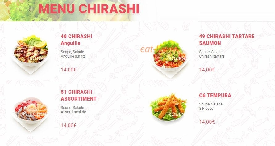 Sushi — carte page 8