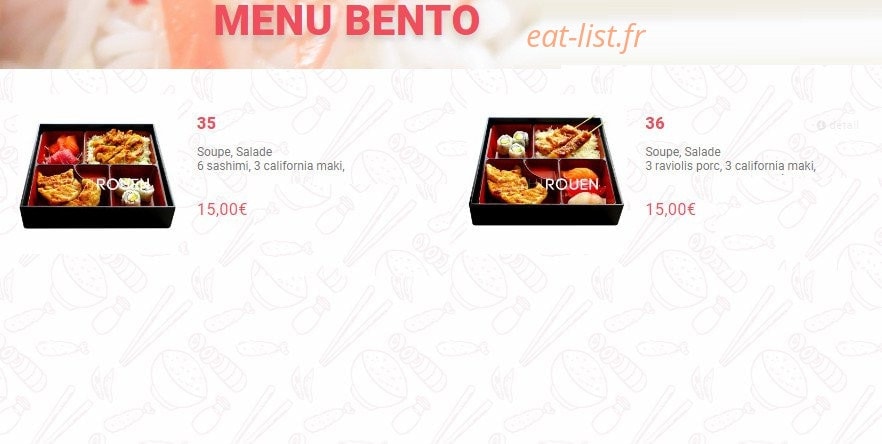 Sushi — carte page 9